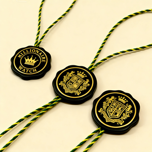 Etiquetas colgantes de plástico personalizadas para ropa, precintos de seguridad, etiquetas colgantes para ropa, gránulos colgantes para ropa - Product Image 5