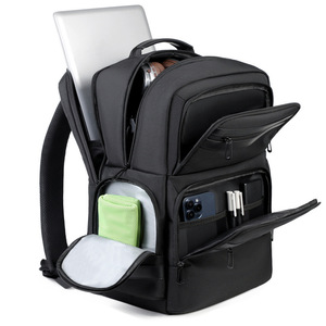 Sac à dos professionnel pour homme, design élégant, écologique, portable, imperméable, en polyester, grande capacité, multifonctionnel, pour ordinateur portable, design arqué - Product Image 2