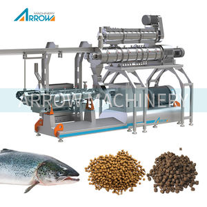 Ligne de production flottante industrielle de haute capacité 200 kg/h de système d'extrusion d'alimentation de poissons pour des moulins d'alimentation d'aquaculture - Product Image 4