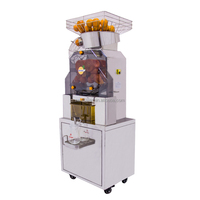 Juicer Buah Utuh Komersial 2000A-1, Pengumpan Otomatis Jeruk Utuh, Efisiensi Tinggi, Daya 370W, Operasi Senyap, 40 Jeruk/menit