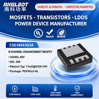 MOSFET de surface NK CSD18543Q3A de Guangdong pour la gestion de l'alimentation et la protection des circuits.
