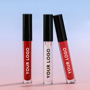 Tubo de brillo de labios negro brillante Etiqueta Privada vegano más de 150 tonos <span class=keywords><strong>maquillaje</strong></span> de lápiz labial líquido de larga duración - Product Image 3