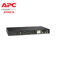 Schneider APC AP4421A 2kVA 230V 10A Interruptor de Transferencia Automática de Montaje en Rack, Protección de Energía Redundante para Cargas de Gabinetes de Servidores