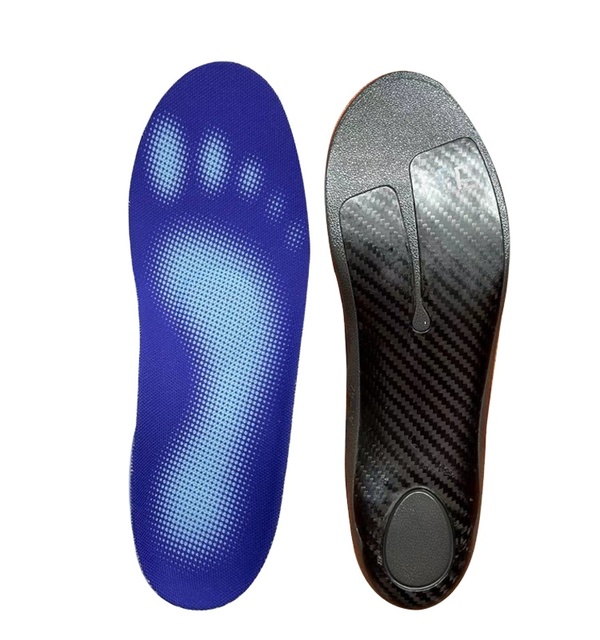 Manufacture Carbon Insoles Sport High Rebound Running Insoles Rigid Arch Supports Inserts Shock Absorption Orthopedic Insole