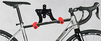 Support mural pliable en acier pour vélo, pince de fixation pour rangement intérieur pratique