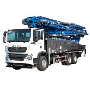 Camion pompe à béton JIUHE JH52-XR pour la construction de bâtiments de grande hauteur, livraison de béton pour structures hautes, 52 m - Product Image 1