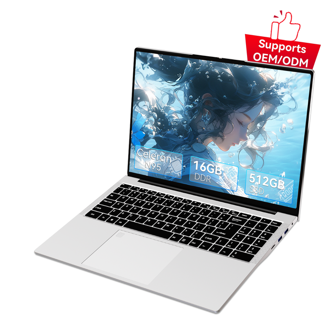 Brand New 16.1-Inch Intel N95 Business Laptop Metal Body Windows 11 4-Core 1.7GHz SSD IPS 16:10 1920x1200 English Camera UHD
