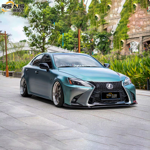 Cản trước nâng cấp kiểu GS cho xe IS250 IS300 năm 2006-2013, kèm lưới tản nhiệt và đèn LED, bộ body kit - Product Image 2