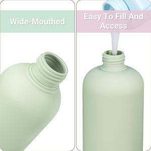 Custom <b>200ml</b> 300ml 500ml HDPE PCR Eco-friendly Plastic Shampoo Lotion Squeeze <b>Bottle</b> Flip Top or Pump - Product Image 5