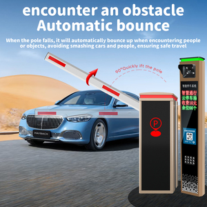 Système de gestion de parking tout-en-un avec barrière, distributeur de tickets et reconnaissance de plaque d'immatriculation - Product Image 1