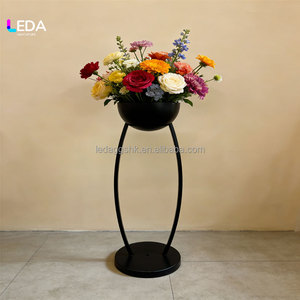 Centro de Mesa LEDA de Lujo en Color Dorado para Bodas, Decoración para Mesa de Boda, para Fiestas de Cumpleaños, Eventos de Boda, Decoración de Mesa - Product Image 6