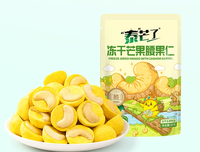 Gefreeze-droogde mango's en cashewnoten, gesneden en klaar om te eten, snackchips, fruit, bulkverpakking, ODM fabriek ZHONGBAO