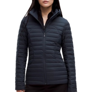 Abrigos Ajustados Cortavientos Personalizados OEM a Bajo Precio para Mujer, Ropa Deportiva Informal de Moda, Abrigo de Algodón - Product Image 1