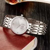 Großhandel Citizen Edelstahl Sport Mode Damenuhr 3BAR Wasserdicht Schwarz