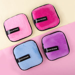 Tampons démaquillants lavables avec tube 2025 quantité minimale de commande bas Tampons en tissu pour le visage en <span class=keywords><strong>coton</strong></span> biologique bambus arc-en-ciel en forme de logo personnalisé - Product Image 5