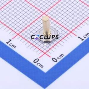 GT-TC084A-H070-L5 Tactile Switch SMD-4P,5.2x5.2mm Switch Single Pole Single Throw Round Button 1.6N Vertical Mount - Product Image 1