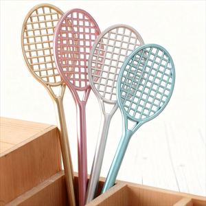 Bolígrafo Creativo Kawaii de Metal con Logotipo, Bolígrafo de Gel Multicolor con Forma de Raqueta de Bádminton para Regalar a los Clientes - Product Image 3