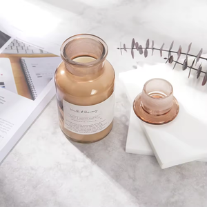 เทียนอัญมณีรักษาด้วยถั่วเหลืองกลิ่นหอมปรับแต่งได้ทำด้วยมือหรูหราปรับแต่งได้ - Product Image 1