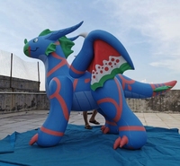 Dragon de feu gonflable en PVC de haute qualité personnalisé Beile pour modèle