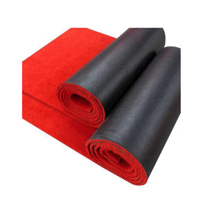 <span class=keywords><strong>Tappeto</strong></span> Rosso Moderno per Esterni in Poliestere per Hotel, Eventi e Matrimoni, con Base in PVC per Uso Prolungato - Product Image 1