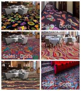 <span class=keywords><strong>Tapis</strong></span> imprimé 100 % polyester en gros pour restaurant, hôtel, banquet, casino, fabrication mécanique, design personnalisé, résistant à la circulation intensive et ignifuge - Product Image 3