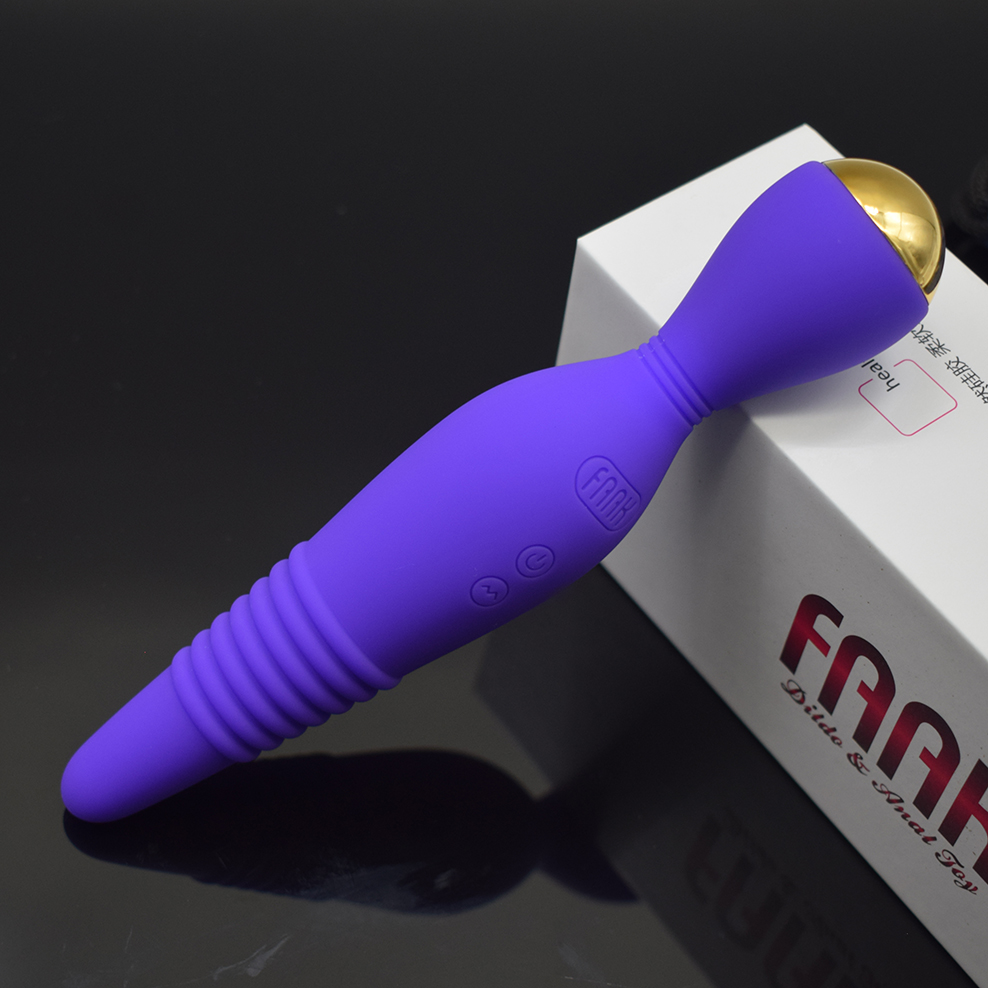 FAAK 18cm Bullet Vibrator - Double Head Anal Masturbator FAAK 18cm Bullet Vibrator - Double Head Anal Masturbator