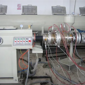 Línea de extrusión de tubos de HDPE ldpe, 50-200mm, máquina de producción de extrusión de tubos de plástico
