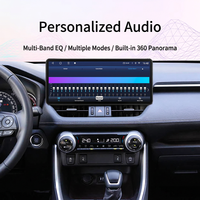 Unit Head Navigasi Mobil Android 12.3'' untuk Toyota RAV4 2020-2023, Wireless CarPlay, Kamera 360 Layar Sentuh
