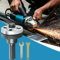 Juego de 5 piezas de accesorios para taladro eléctrico Homey Steel: varilla de conexión para amoladora angular, disco de corte, disco de pulido, soporte de mango para metales
