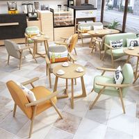 Table de salle à manger commerciale de style hôtelier, design moderne, structure en bois massif, pour restaurant et café, avec banquette, garantie 3 ans