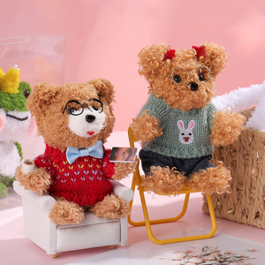 Nouveau mignon grenouille renard cryptage fuzzy <span class=keywords><strong>fil</strong></span> tuyau nettoyant à la main bricolage matériel paquet chenille tiges pour bricolage animaux - Product Image 5