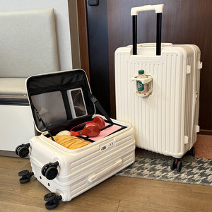 <span class=keywords><strong>Valise</strong></span> à roulettes multifonctionnelle à grande capacité, ouverture latérale, 20 pouces, extensible, avec verrou, ensemble <span class=keywords><strong>de</strong></span> valises - Product Image 2