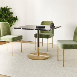 Vàng Vòng bảng cơ sở cho nhà hàng đá cẩm thạch đen - Product Image 2