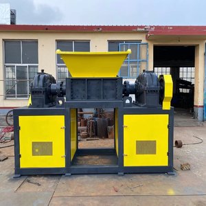 Tự Động Đôi Trục Shredder Máy Cho Nhựa Cao Su Nylon Lưới Đánh Cá Chất Thải Lốp Xe Kim Loại Tái Chế Ống Làm Máy - Product Image 5