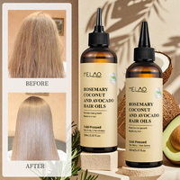 Huile de romarin OEM pour la croissance des cheveux infusée de renforcement naturel du cuir chevelu traitement soulagement de la brillance réparation des pointes fourchues huile de croissance des cheveux
