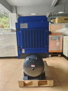 Airstone 3.7kw 4.5kw 5.5kw 7.5kw 5hp 6hp 7hp 10hp Allinone kombine Pm Vsd 1/3 faz vidalı hava kompresörü 2 tanklı - Product Image 3
