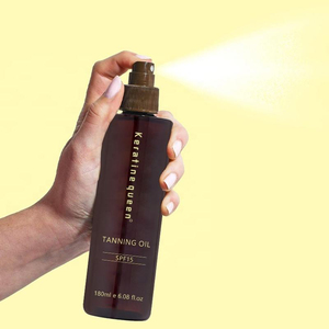 Huile de <span class=keywords><strong>bronzage</strong></span> en spray, formule végane sans parabène, protection <span class=keywords><strong>UV</strong></span> modérée, accélérateur de <span class=keywords><strong>bronzage</strong></span> en extérieur, 180 ml, SPF15 - Product Image 3