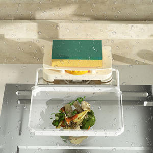 Hy-0235 Égouttoir carré blanc cassé jetable pour évier de cuisine, pour restes alimentaires - Product Image 4