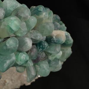 Lámpara Colgante de Cristal de Roca Redonda Personalizada, Decoración de Luz de Piedra Natural Colorida, Lámpara de Araña de Cuarzo en Venta HM-C-98063 Rock C - Product Image 6