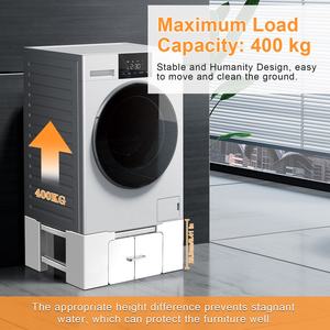 Base para Lavadora, Pedestal para Lavadora, Soporte para Lavadora con Tamaño Ajustable y Cajón Extraíble para el Hogar - Product Image 3