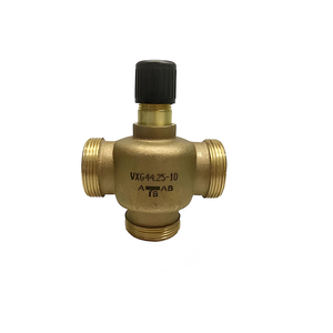 Válvula de Globo de 3 Vías VXG44.25, PN16, Bronce, Rosca Externa, DN25, Kvs 10 M³/h, Característica de Porcentaje Igual - Product Image 3