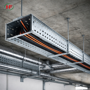 Caniveau de câblage électrique HongFeng pré-galvanisé, résistant à la corrosion, haute capacité, pour construction extérieure - Product Image 1