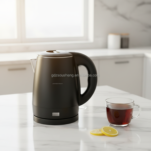 Hervidor <span class=keywords><strong>El</strong></span>éctrico Ousheng de 1.0L, Acero Inoxidable 304 de Alta Calidad, Ventana de Visualización de <span class=keywords><strong>Agua</strong></span>, Apagado Automático, Protección Contra Ebullición en Seco, para <span class=keywords><strong>el</strong></span> Hogar - Product Image 2