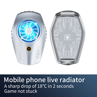 Ventilateur de refroidissement pour smartphone, radiateur, support de jeu, support de téléphone, refroidisseur de téléphone portable avec coussin de refroidissement, coussin de refroidissement pour téléphone mobile