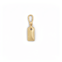Usine de bijoux Source OEM/ODM, petite série, logo personnalisé, 1100 pièces, breloques en métal doré lisse de 2 mm, accessoires de perlage DIY pour femmes