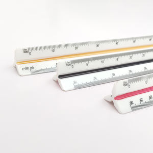 30Cm Professionele Tekening Heerser Afgeschuinde Randen Architectuur 6 Verhouding 1:100/200/250/300/400/500 Hoge Driehoekige Schaal Heerser - Product Image 2