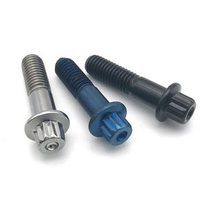 Tornillos <span class=keywords><strong>de</strong></span> Titanio Gr5 con Doble Perno, Modificación <span class=keywords><strong>de</strong></span> Tubo <span class=keywords><strong>de</strong></span> Escape CNC, Tornillos M8M10 con Acabado Liso, Pernos <span class=keywords><strong>de</strong></span> Brida para Automóviles y Motocicletas - Product Image 5