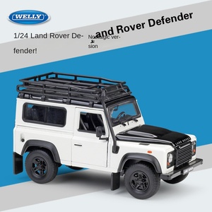 Welly 1:24 L y Rover D <span class=keywords><strong>Efender</strong></span> coche Metal coleccionable simulación Die Cast coche aleación coche modelo juguete vehículo - Product Image 6
