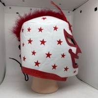 Masque de lutte amusant anti-UV, cagoule confortable pour fêtes et jeux de rôle avec motif unique