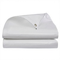 Bâche de camion en tissu brocart épais enduit de PVC, 100 % acrylique, rouge, résistante à l'abrasion et imperméable, pour abri d'ombrage